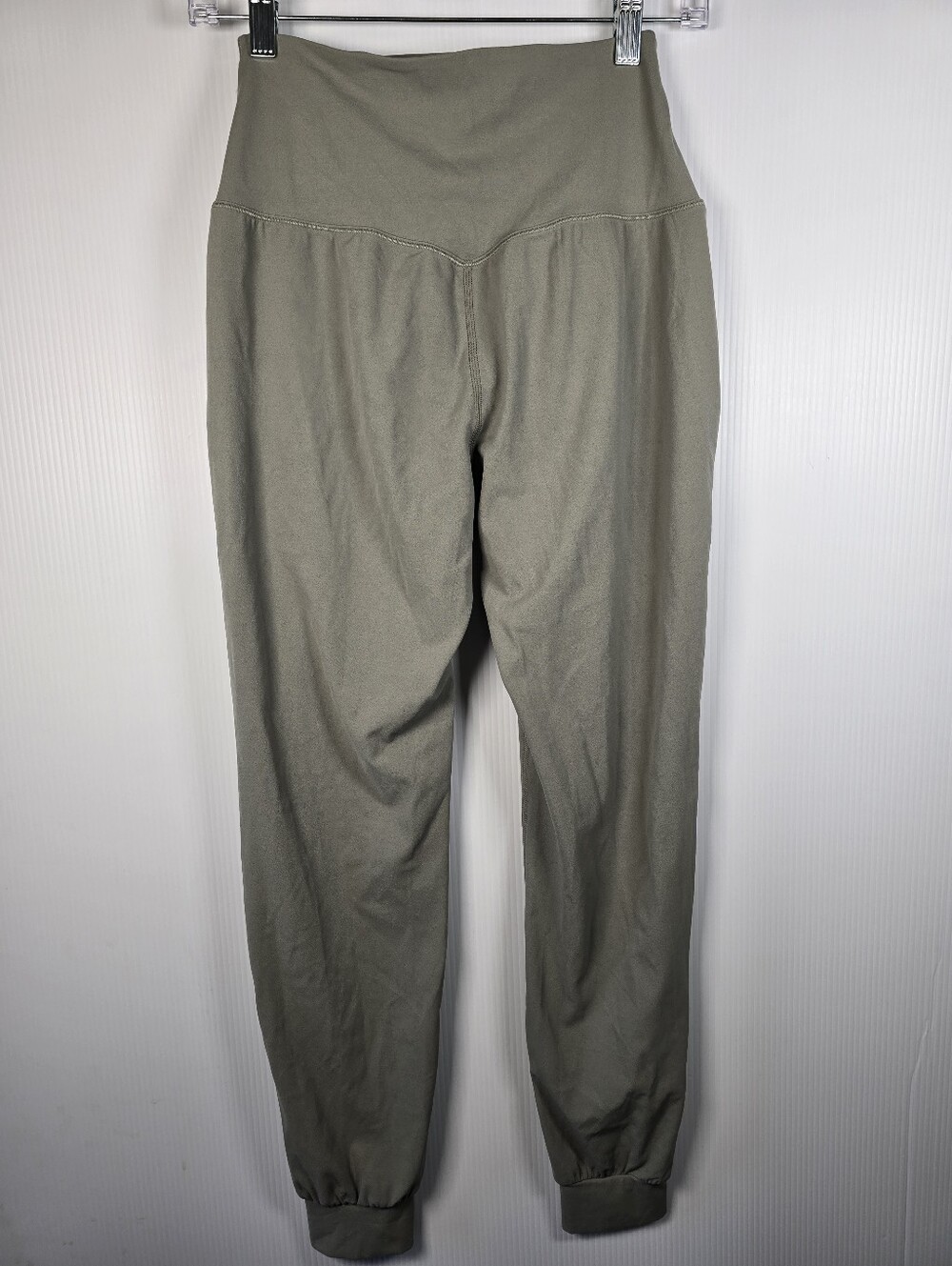 NWT Nike Womens Zenvy Dri-FIT Taupe High Rise Joggers Activewear Sporty Size XS - Picture 2 of 16
